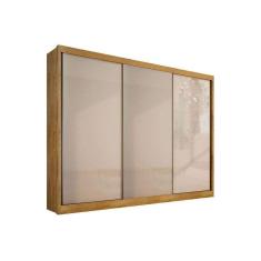 Guarda Roupa 3 Portas De Correr E 8 Gavetas Sollo Plus Freijó-Fendioff - Novo Horizonte
