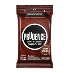 Prudence Preservativo Cores E Sabores Chocolate 3 Unidades