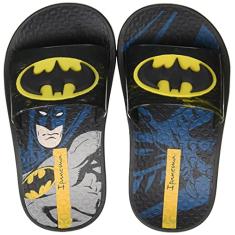 Chinelo Slide Menino Ipanema Liga da Justiça Preto
