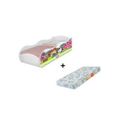 Cama carro móveis para quarto infantil proteção lateral 100% MDF crian