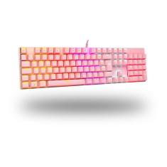 Teclado Mecânico Gamer Dazz Orion Essential Rgb Switch Yh Blue Abnt2 Rosa D62000132