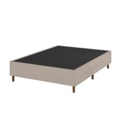 Base Box de Casal Umaflex Milão com Revestimento em Malha 26x138x188cm – Bege