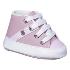Tenis Sapatinho Bebe com Cadarço Meninos e Meninas - Baby Soffete, Nud