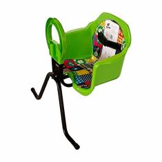 Cadeira Bicicleta Dianteira Frontal Cadeirinha Luxo Verde