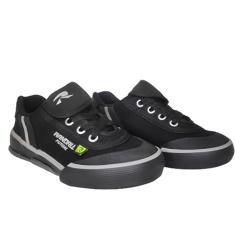 Tenis Ad Masc Futsal, Randall, Adulto Unissex, Preto/Prata, 34