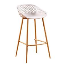 Banqueta De Cozinha Clarice Nude Rivatti Kit 4 Unidades