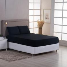 Jogo de Cama Lençol Solteiro Com Elástico e Fronha Estampada de Malha 