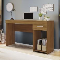 Mesa De Escritório 108cm 1 Gaveta Office Nt 2070 Freijo Trend
