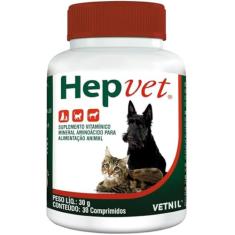 VETNIL Hepvet 30 Comprimidos Vetnil