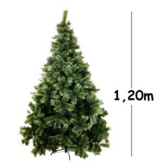 Árvore De Natal Pinheiro Cor Verde Green Modelo Luxo 1,20m 170 Galhos 