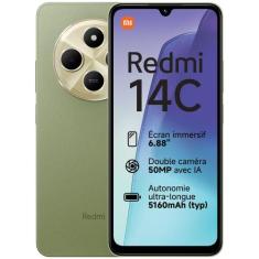 Smartphone R e d m i 14c 128GB 4GB Verde - X I A O M I - Xiaomi