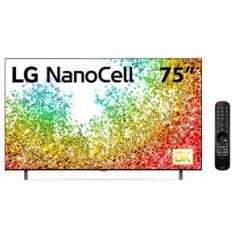 Smart TV 75" LG 8K NanoCell 75NANO95 4x HDMI 2.1, Dolby Vision, Inteligência Artificial ThinQ, Google Alexa Smart Magic - 2021