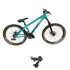 Bicicleta Aro 26 vikingx Tuff 30 Aluminio Mtb Freeride 21v Cambio Shim