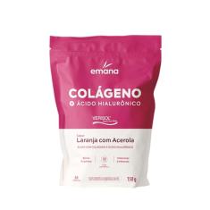 Emana Colágeno Hidrolisado VERISOL® + Ácido Hialurônico Sabor Laranja com Acerola - 150g