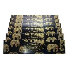Incenso Goloka Massala Sandalwood Sândalo Cx.6un.15g