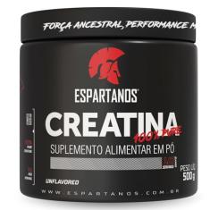 Creatina Monohidratada 100% Pura 500g - Espartanos