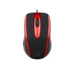 Mouse Techzone Preto/Vermelho, Maxprint, Mouses