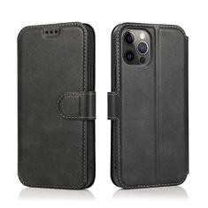 QLTYPRI Capa para iPhone 14 Pro Max Premium PU Couro Simples Capa Carteira [Compartimentos para Cartão] [Suporte] [Fecho Magnético] Capa Flip à Prova de Choque para iPhone 14 Pro Max (6,7 polegadas) -