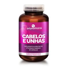 Vitamina Cabelos Unhas 60 Capsulas Natural Original - Propharmacos