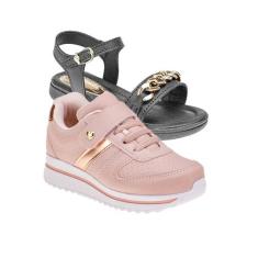 Tenis Infantil e Sandalia Papete - KIT 2 PARES Tam 24 ao 34 - sapatinh