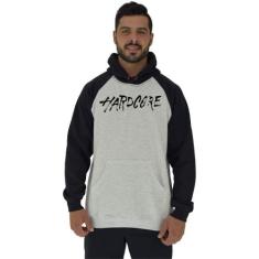 Blusa Moletom Tradicional Com Touca MXD Conceito Hardcore, Masculino, 