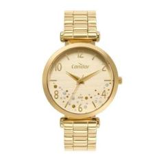 Relógio Condor Feminino Elegante Dourado CO2036MVP4D-Feminino