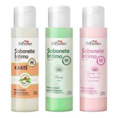 Sabonete íntimo unissex 35ml - hot flowers, Morango c/ champ