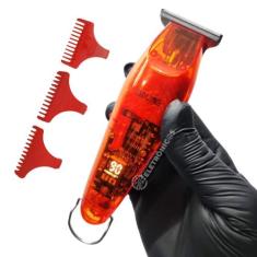 Máquina De Cortar Cabelo Barba Pezinho Sem Fio Profissional Super Pote