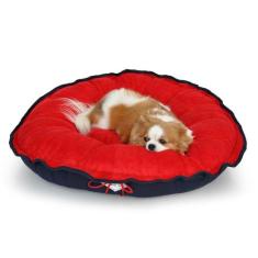 Cama Firenze para Cachorro e Gato Pet - Bichinho Chic, Vermelho, M