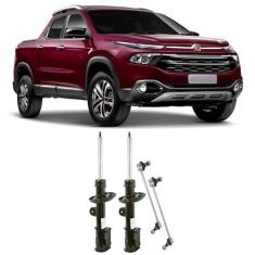 Amortecedor + Bieleta Fiat Toro Dianteira 2015 Até 2020 O Par - Triaut