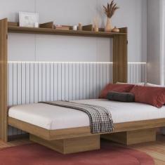 Cama Casal Articulável Horizontal 140 Hanover Mel
