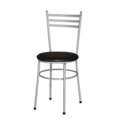 Cadeira Epoxi Cinza Para Cozinha - Lamar Design, Marrom