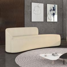 Sofá 4 Lugares Orgânico 220 cm Morgan Bouclê D03 - D'Rossi - D Rossi, 