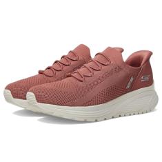 Skechers Tênis feminino sem cadarço Bobs Sparrow 2.0-Lucky Run, rosa, 38