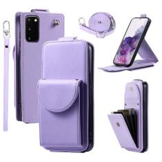 Dibosom Capa carteira para Samsung Galaxy S20 5G 6,2 polegadas com vários compartimentos para cartões, bolsa de órgão, alça de pulso com fivela de anel, alça de ombro, suporte de cartão, capa de