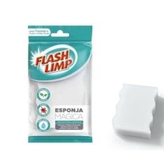 Esponja Mágica Ecológica Flashlimp Limpa Paredes Limpa Tudo