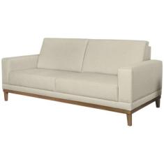 Sofa 2 Lugares 145 cm Crons Linho Cru Vazzano - Dmonegatto, Cru