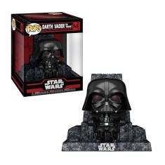 Boneco Funko Pop Deluxe Star Wars Darth Vader no Trono