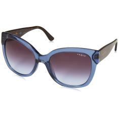 Óculos de Sol Vogue Eyewear 0VO5338S 28304Q Tam 54 / Azul - Lentes Cinza Gradiente