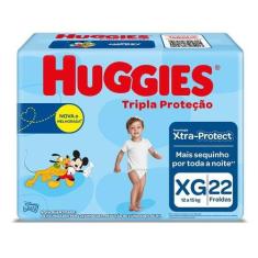 Fralda Huggies Tripla Proteção XG 22 unidades - 0