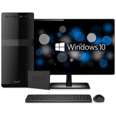 Computador Completo Intel Core i5 8GB ssd 240GB Windows 10 Wifi Monitor 19.5 LED hdmi EasyPC Desktop