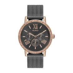 Relógio Feminino Euro Eu6P29Ahk/5F Multi Glow Party Grafite