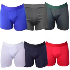 Kit 6 Cuecas Boxer Atacado Cueca Boxe De Microfibra GG