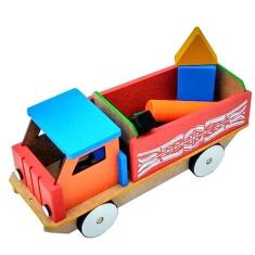 Caminhão Educativo Pedagógico com Figuras Geométricas
