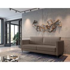 Sofá Decorativo 2 Lugares Zeus Capuccino