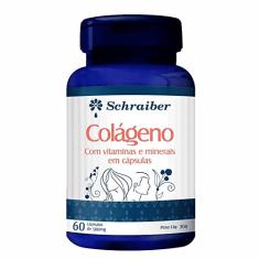 Colágeno com Vitaminas e Minerais 60 Cápsulas Schraiber