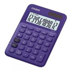 Calculadora De Mesa Casio Ms-20Uc Roxo