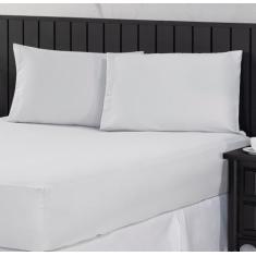 Jogo Lençol 3 Peças Percal Com Barra 400 Fios Casal Macio - PAULO CEZA