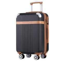 Mala Viagem Santino B182 Rígida Abs Rodinhas 360 Tsa Grande, Preto