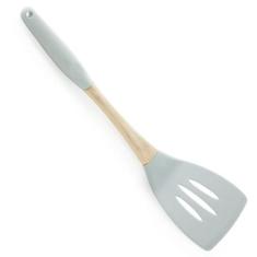 Espátula Vazada Silicone e Madeira 33.5 cm Mimo SN19020 - Mimo Style